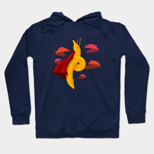 super banana flying Hoodie